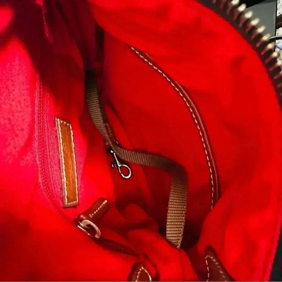 Doooney & BourkeāFlorentineĀ Leather Mini Zip Crossbody With Tassels - Picture 14 of 15